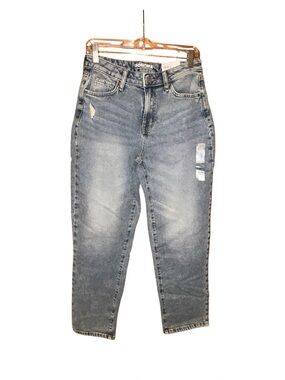 Sonoma Womens High Rise Straight Leg Jeans Vintage Style Distressed Size 6 NWT